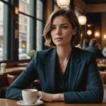 Style capillaire : coupe mi-longue avec effet dégradé élégant